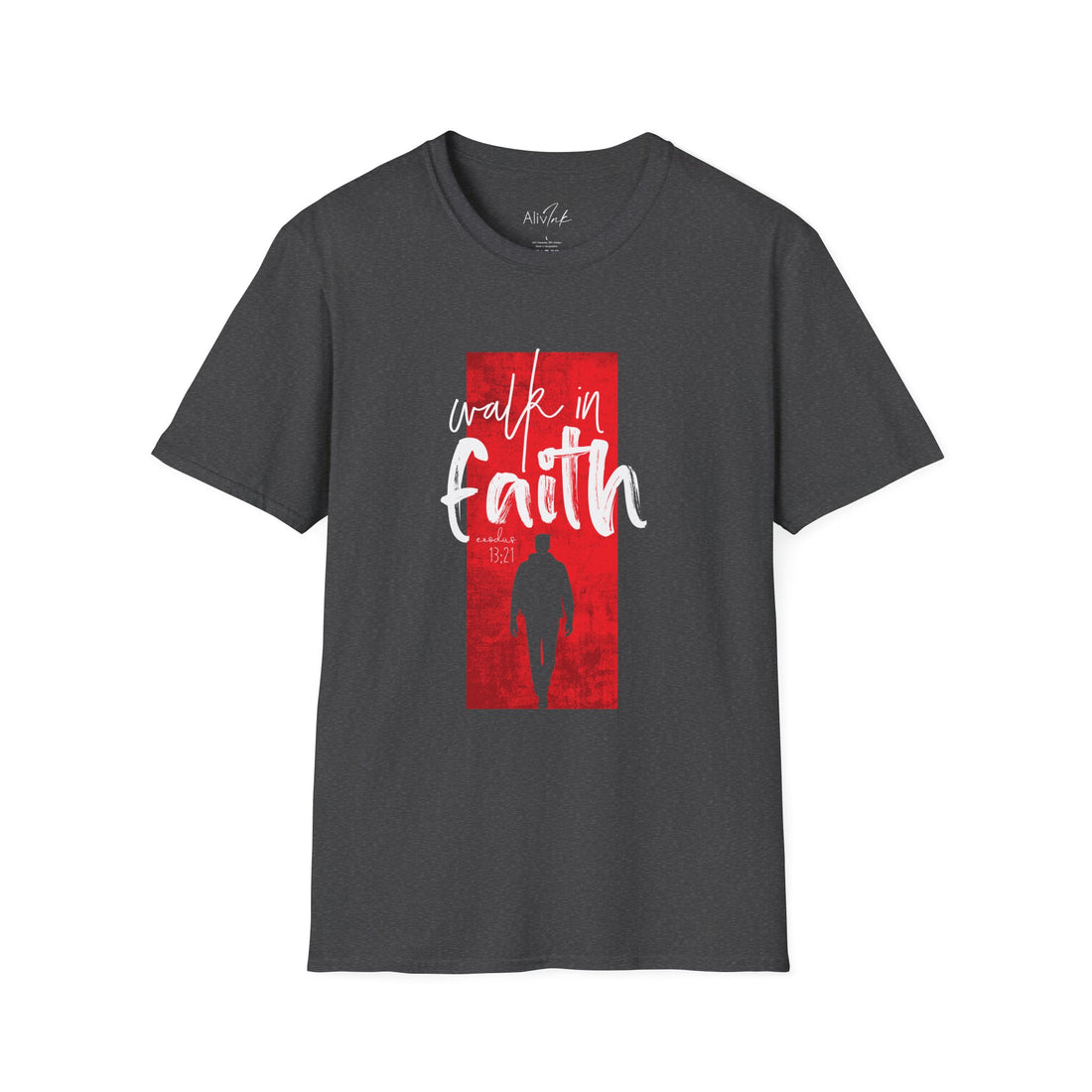 Walk In faith | Inspired By Exodus 13:21 | Christian T-shirt For Men