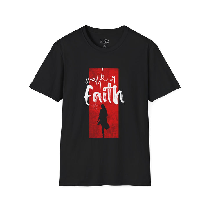 Walk In faith | Inspired By Exodus 13:21 | Christian T-shirt For Women