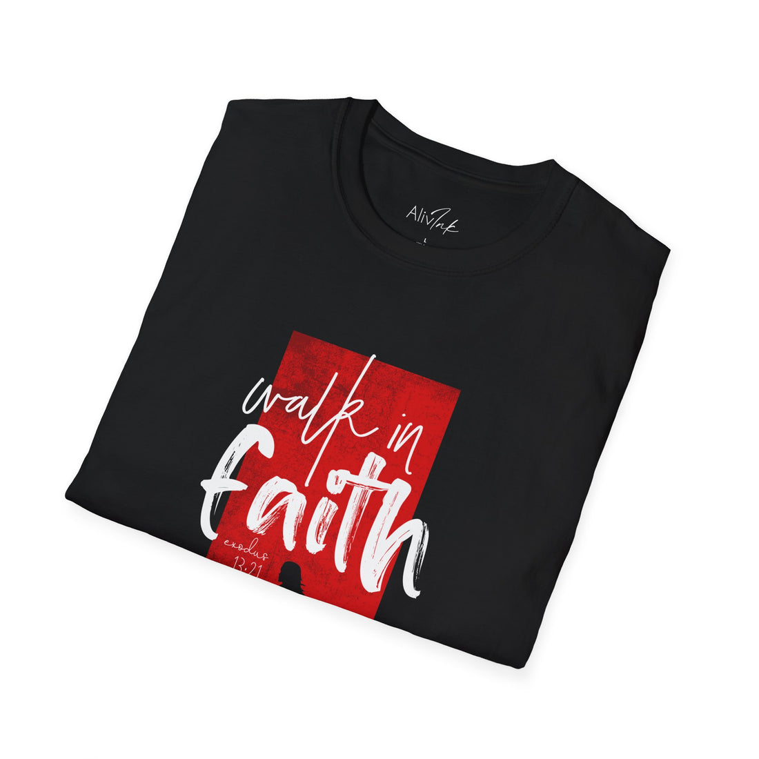 Walk In faith | Inspired By Exodus 13:21 | Christian T-shirt For Women