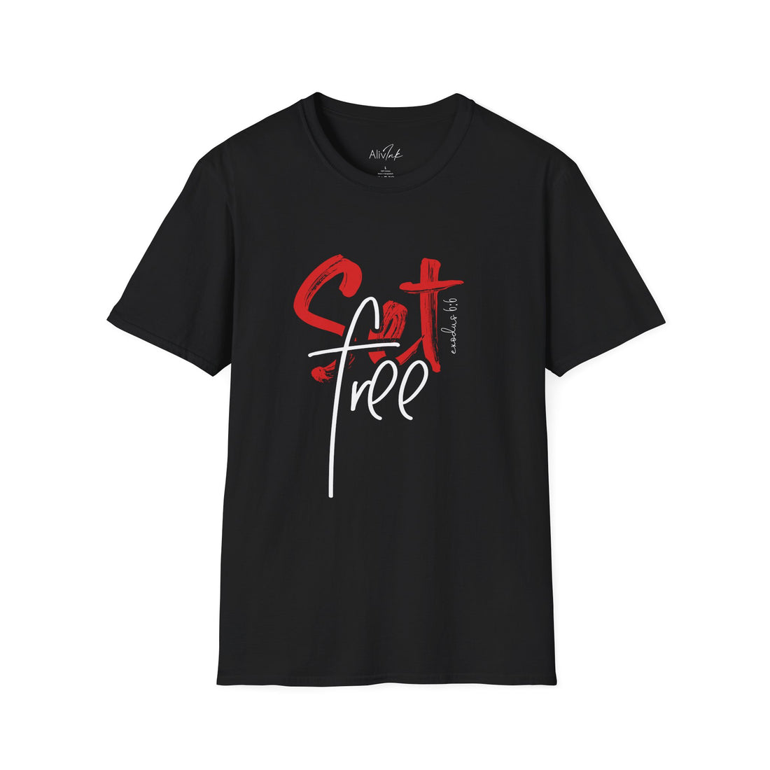 'Set Free' Comfortable Tee for Everyday Wear | Inspired By Exodus 6:6 | Christian T-shirt For Men