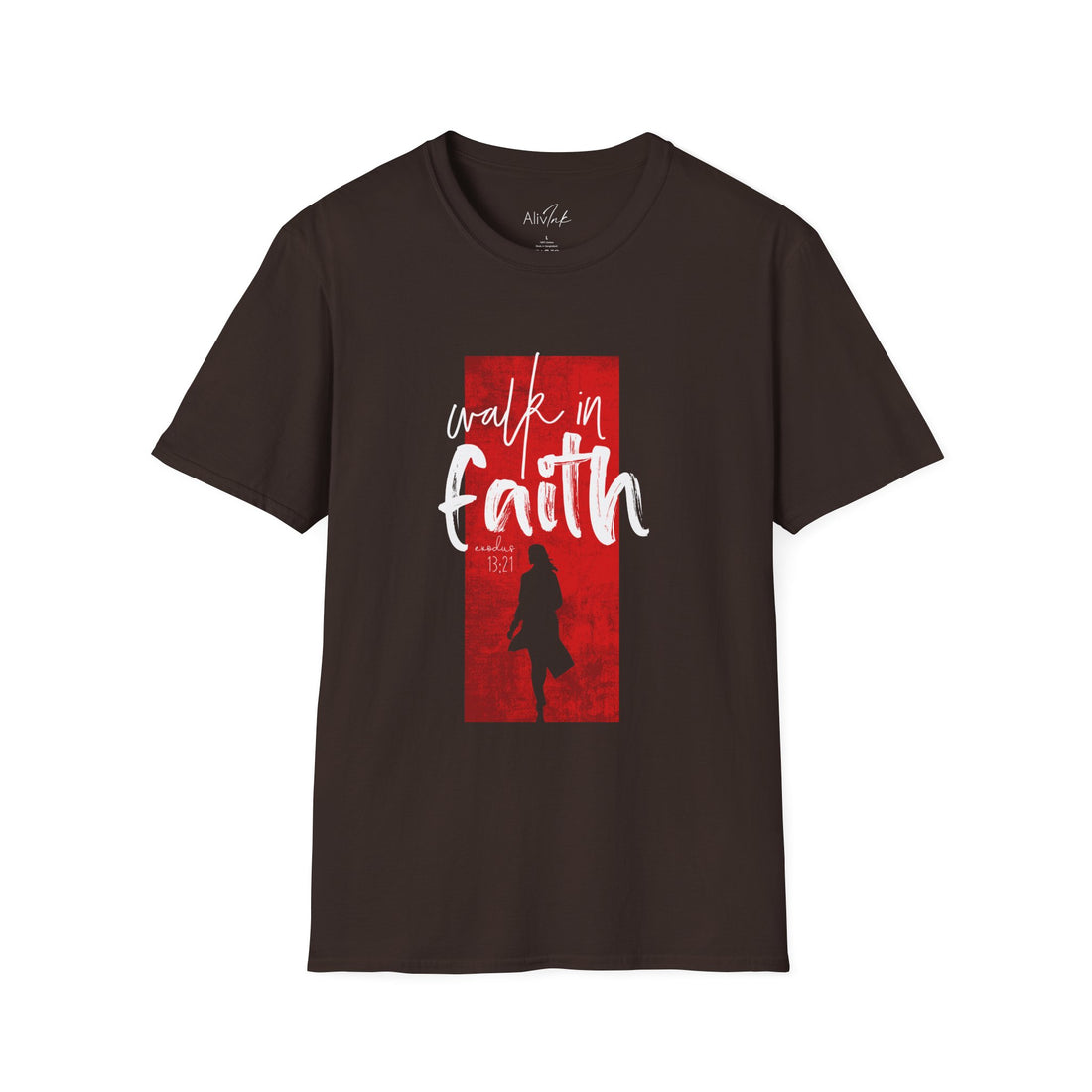 Walk In faith | Inspired By Exodus 13:21 | Christian T-shirt For Women