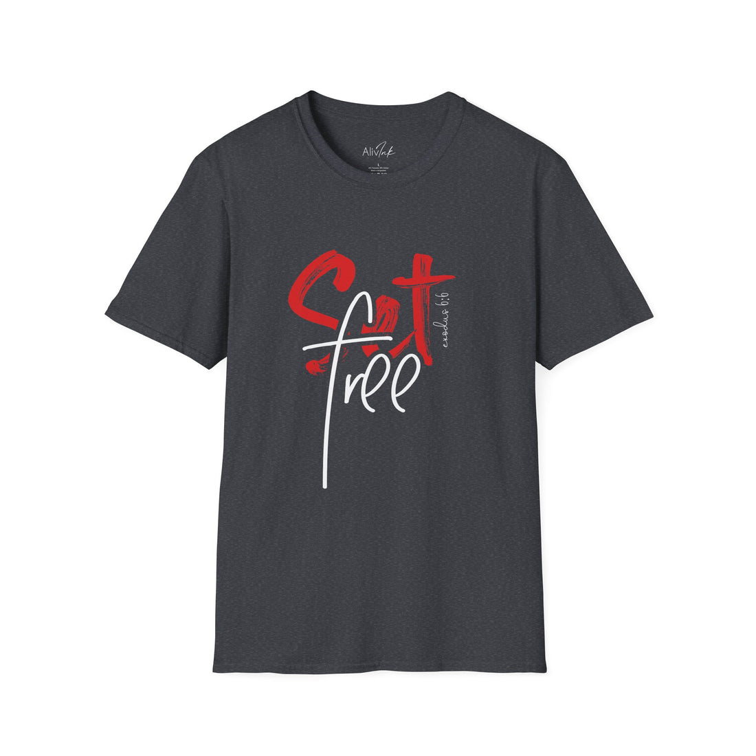 'Set Free' Comfortable Tee for Everyday Wear | Inspired By Exodus 6:6 | Christian T-shirt For Men